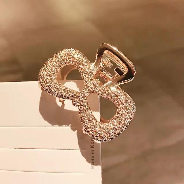 New Women Elegant Gold Hollow Geometric Metal Hair Claw Vintage Crab Hair Clips Headband Hairpin Fashion Hair Accessories