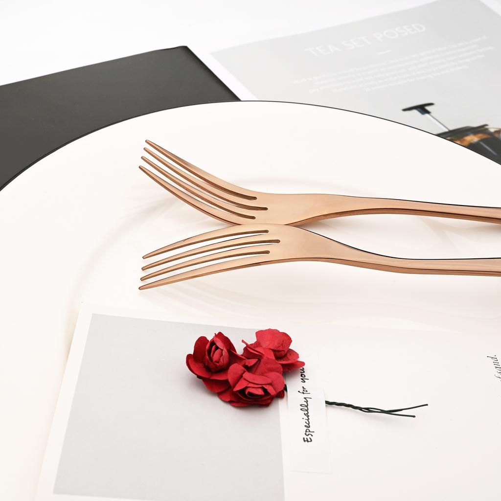 JANKNG 20-Piece 18/10 Stainless Steel Tableware Set Mirror Polishing Black Serive for 4 Heavy Modern Knife Set Spoon Fork Kitchen Utensils