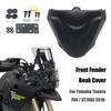 For Yamaha Tenere 700 TENERE700 XT700Z XTZ 700 T7 T700 2019- Motorcycle Parts Front Fender Beak Extension Wheel Cover Cowl Black