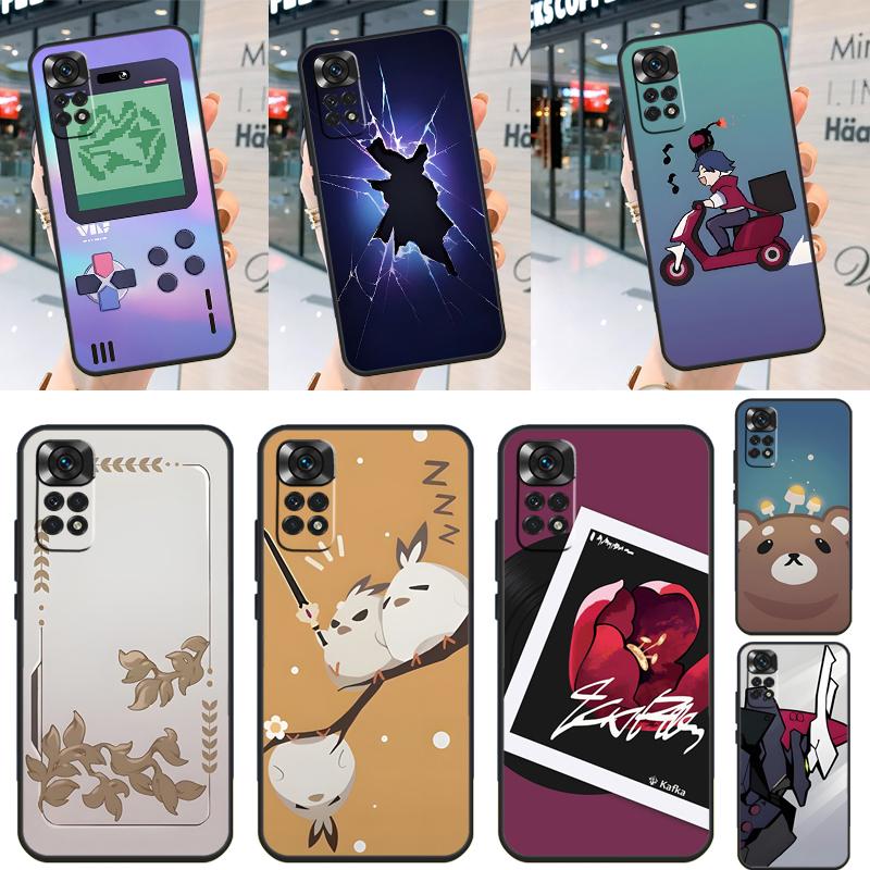 Himeko Kafka Honkai Star Rail Case For Xiaomi Redmi Note 12 11 10 9 8 Pro 10S 11S 12S Redmi 10C 9A 9C 9T 10A 12C Cover