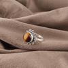 Yellow Tiger's Eye Ring, 925 Solid Sterling Silver Gemstone Jewelry, Handmade Ring, For Thanksgiving
