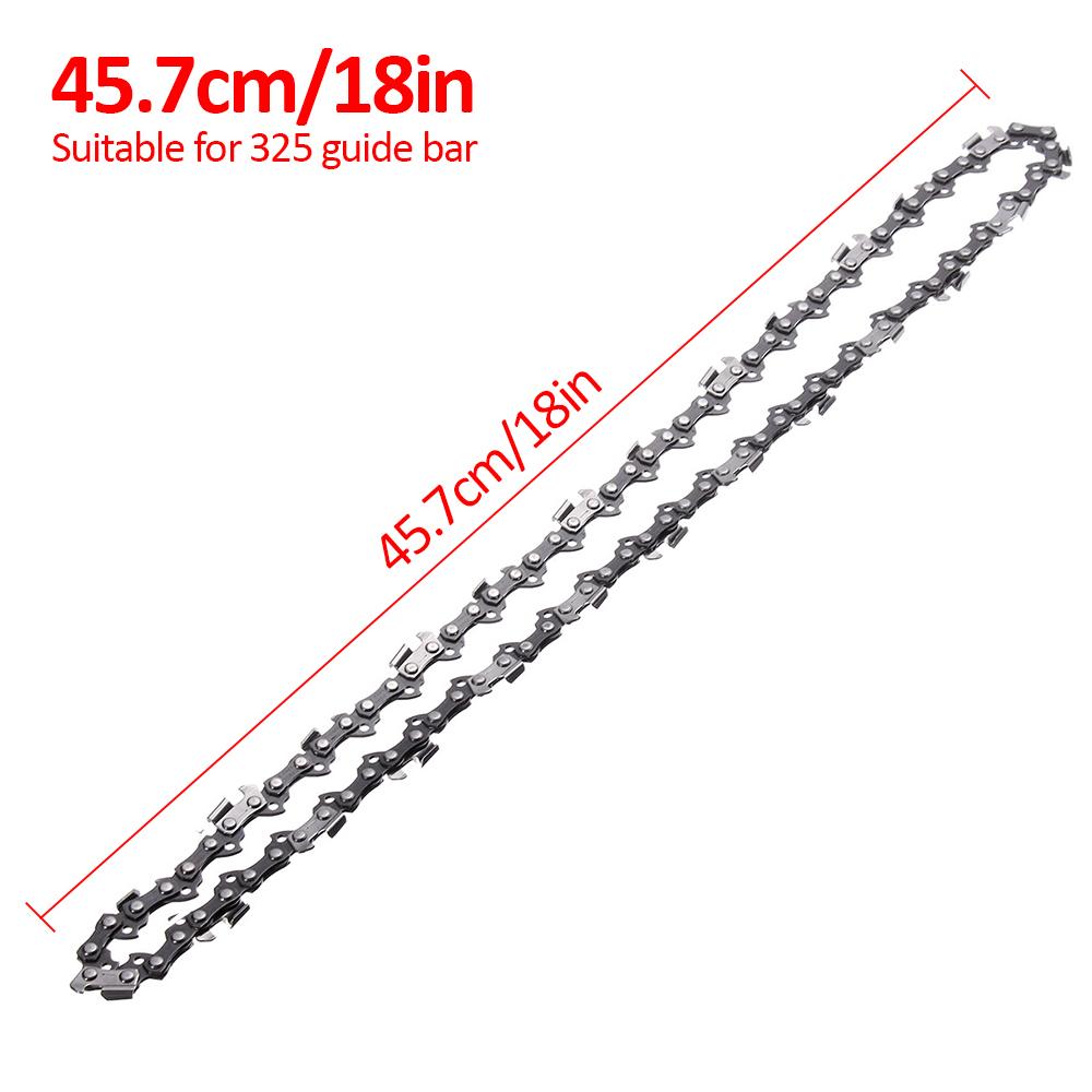 Steel Chainsaw Chain 16/18/20/22-inch 325 Pitch .058 Gauge 64/72/76/86 Drive Link For Electric Chainsaws Replacement Garden Tool