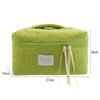 Korean Large-Capacity Floral Cosmetic Travel Bag - Soft, Portable, Fresh