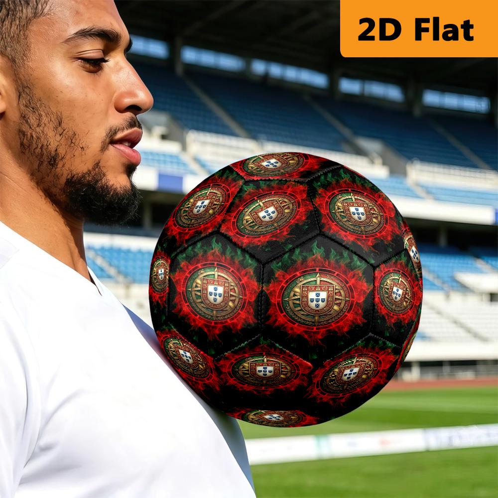 National Emblem Design Soccer Ball Suitable for Both Training and Competition Suitable for Training, Competition, and Indoor and Outdoor Sports.