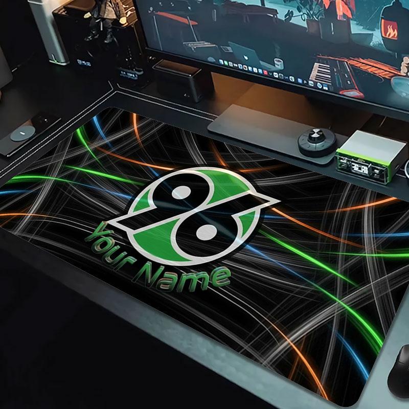Hannover 96 Custom Name Large Size Mouse Pad Large Gaming Table Cushion Non-slip Laptop Tablet Big Mousepad XXL Mat Mini PC Playmat With Lock edge