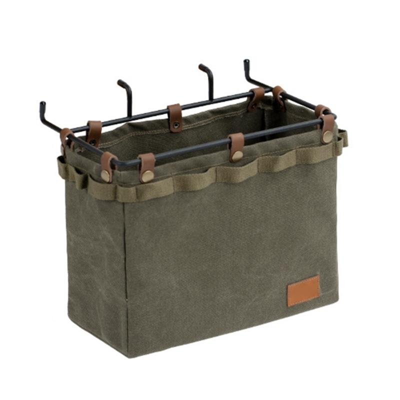 Foldable Tablesides Organizers Bag for Camping Picnics Outdoor Activity Hanging Bag Camping Table Side Hanging Pouches