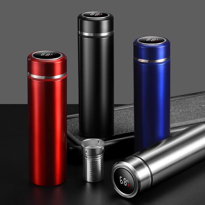 Smart LED Temperature Display Insulated Tea Bottle