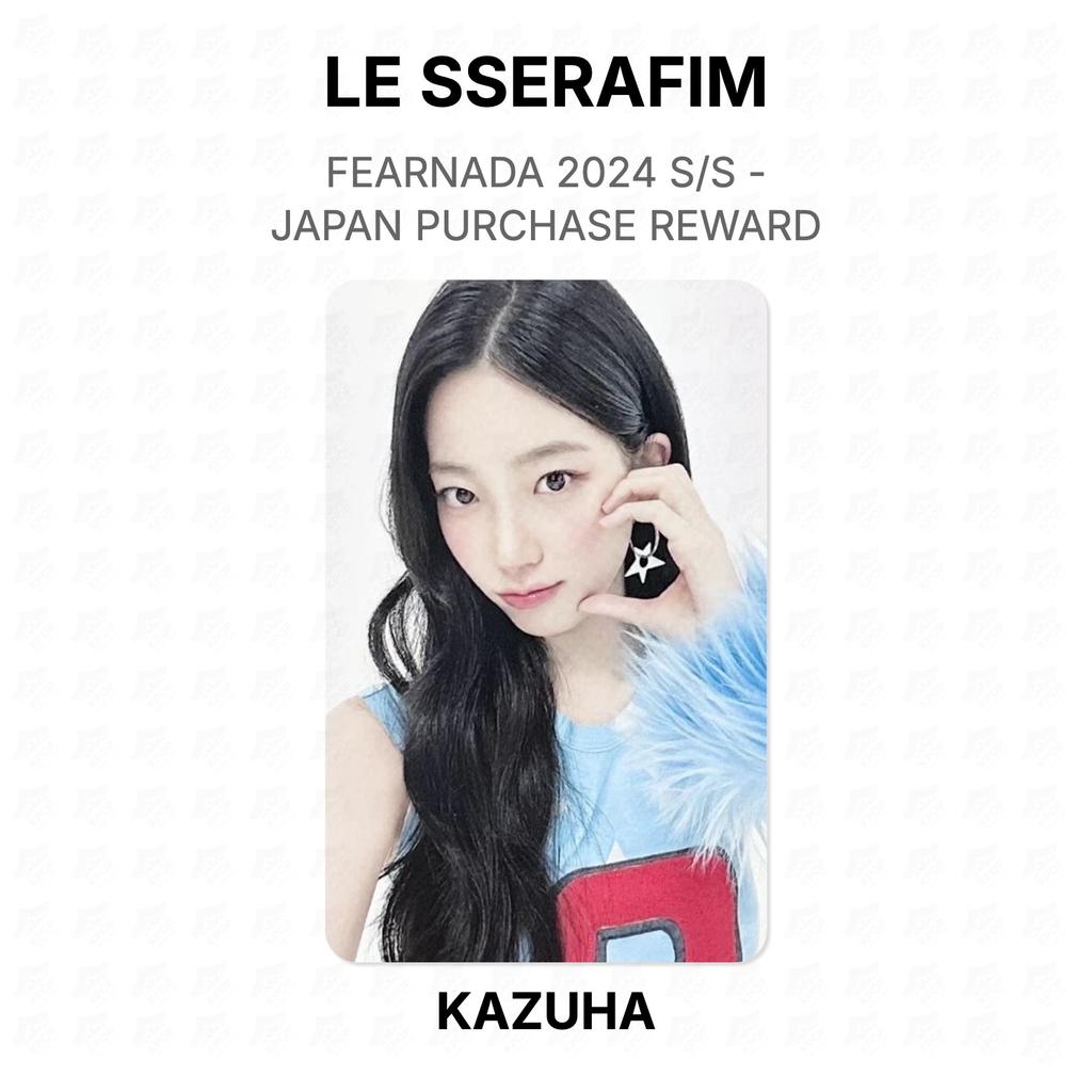 LE SSERAFIM FEARNADA 2024 S/S - JAPAN PURCHASE REWARD Official Photocard