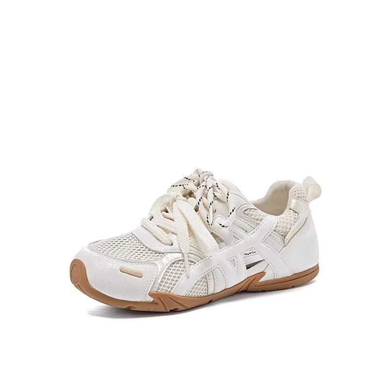 [Schaum Sommer] Sommer Neue Hohle Atmungsaktive Deutsche Trainingsschuhe 2025 Fliegendes Stricknetz Vielseitige Lässige Damenschuhe