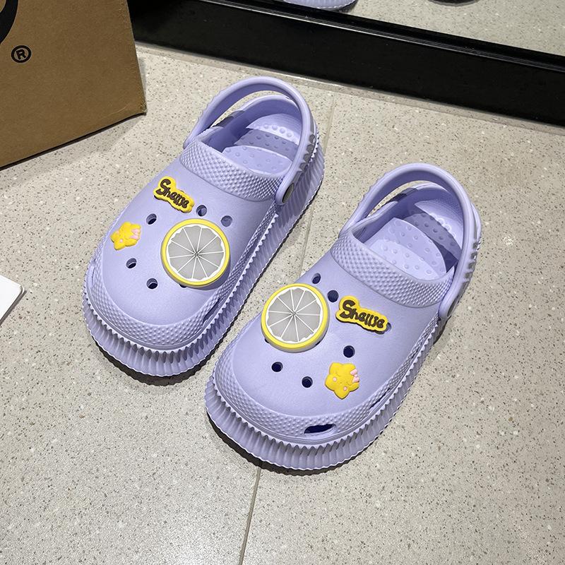 Cave shoes fashion leisure outdoor sports walking slippers accessories shoe flower ultra-light wear-resistant non-slip women's one-word drag