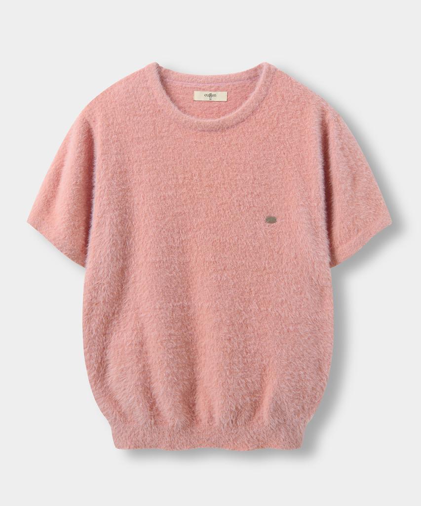 Yujen Soft Round Half Knit_Dust Pink