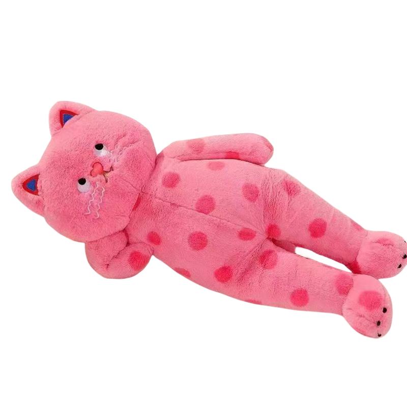 

Плюшевые игрушки «Полка Кэт Пойнт», мягкая игрушка-подушка-кукла, украшение для дома, подарок для ребенка розовый