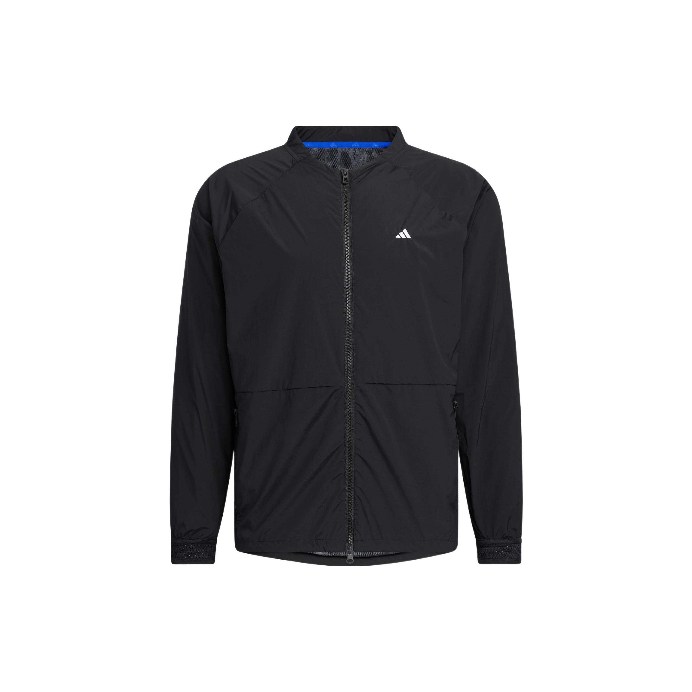 adidas Statement Windproof Jacket White Blue Men s HT0005 S