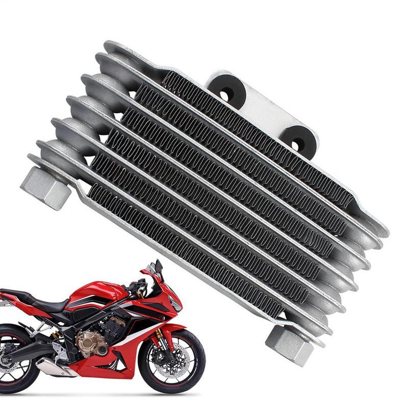 Motorcycle Oil Cooler Aluminum Alloy Motorcycle Parts Modification Oil Cooler Powersports Parts Automotive Replacement Engine