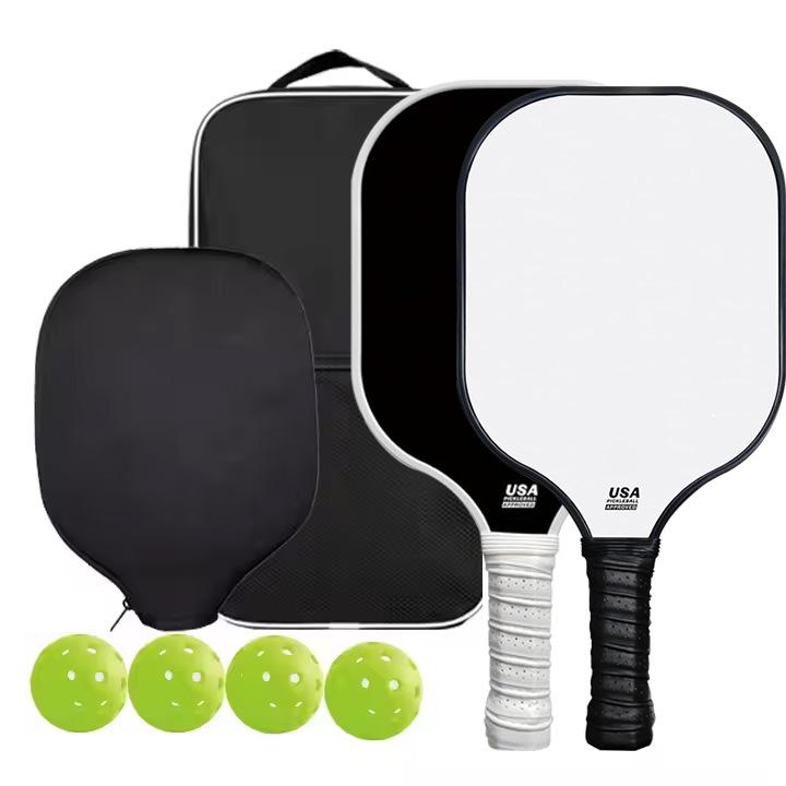 Cross-Border Hot Fiberglass Pickleball Paddle: Stylish Outdoor Leisure Sports Set with Honeycomb