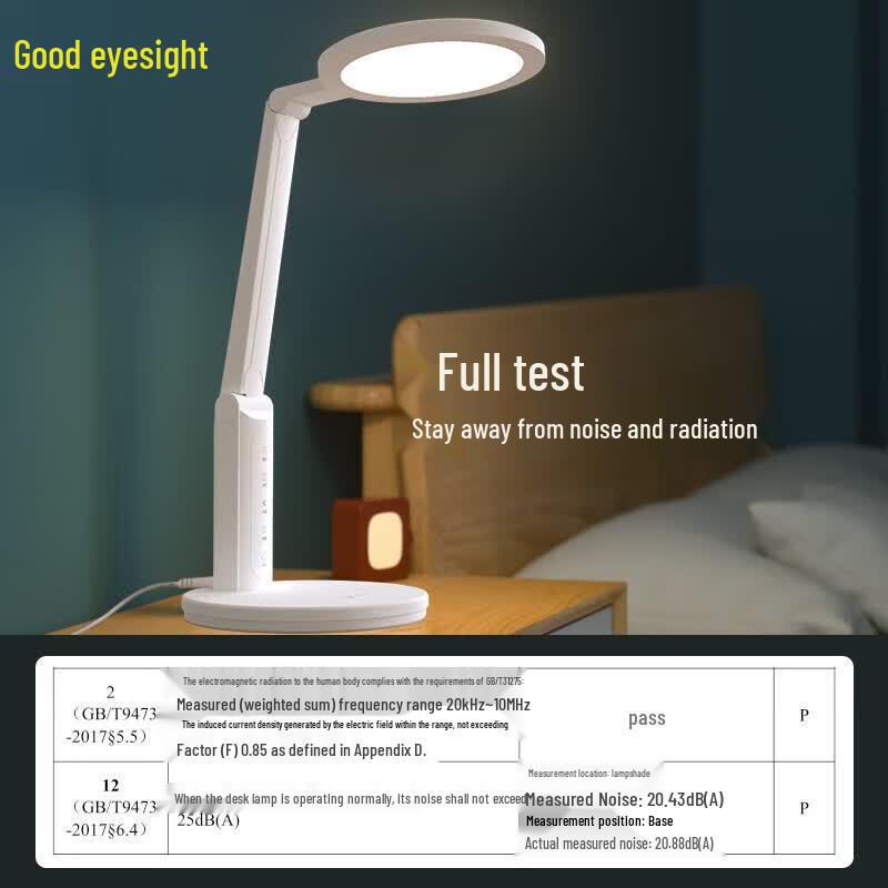 AA-Grade Eye-Care LED Desk Lamp with Dimming & Color Adjust CN Plug (adapter Included)