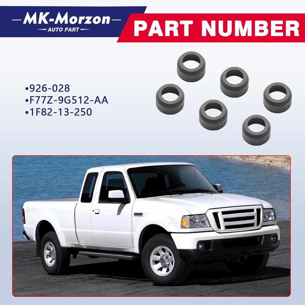 926-028 Fuel Injector Sleeve Seal Adaptor Kit Compatible with Ford Explorer Sport Trac Mustang Ranger Mercury Mountaineer V6 4.0L Engine Replace#