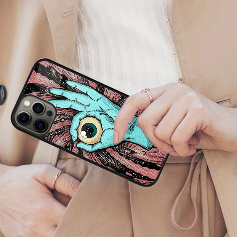 Hands with eyes Magnetic Phone Case For APPLE iPhone 17 Air 16 14 13 12 Pro Max 15 Plus Wireless Charge With MagSafe Cover