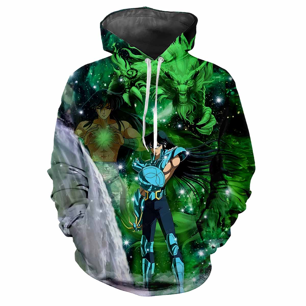 Saint Seiya Classic 3D Harajuku Printed Cartoon Anime Cool Fashion Avantgarde Men Women Soft And Comfortable Trendy Hoodie Top XL 1790₽
