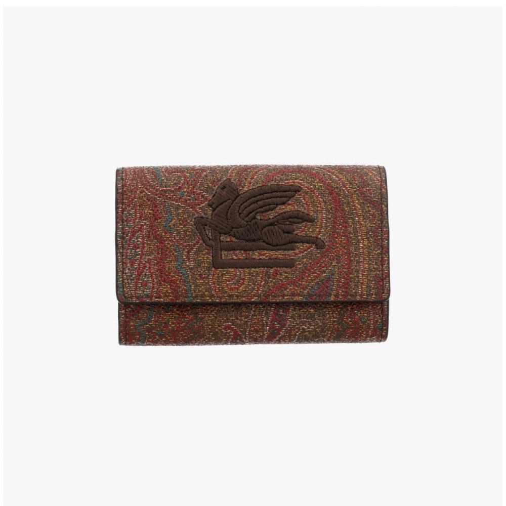 Etro Paisley Jacquard Pegasus Kortplånbok M0019