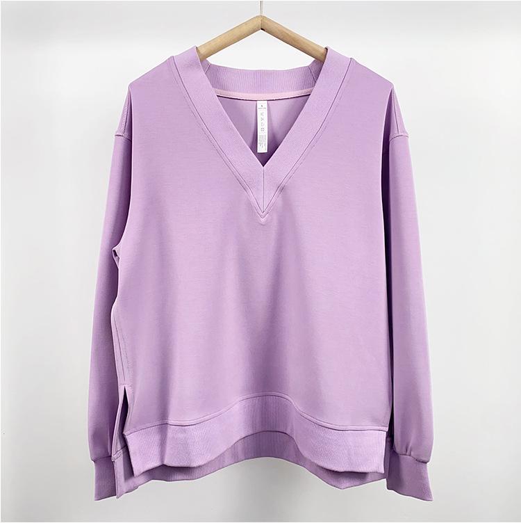 

Европейско-американский повседневный свитер с V-образным вырезом - универсальная спортивная одежда для осени/зимы Small