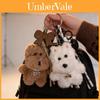 West Highland Terrier Plush Bag Charm With Cotton Fiber Filling For Kids And Collectors
