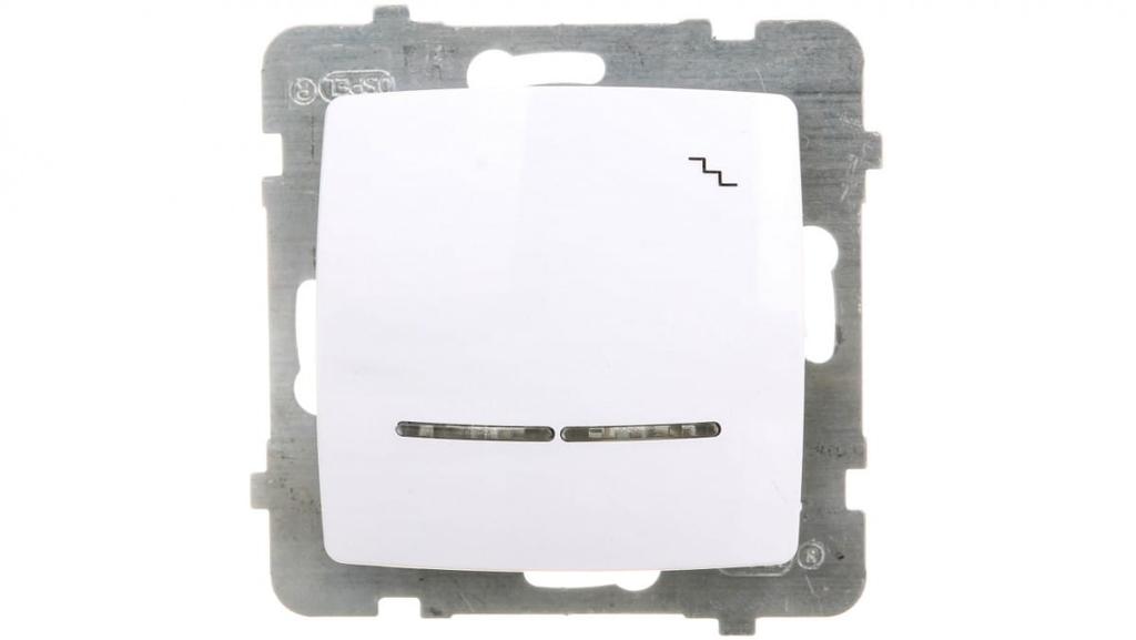 Karo Stair Switch with Illuminator White Łp-3Ss//00