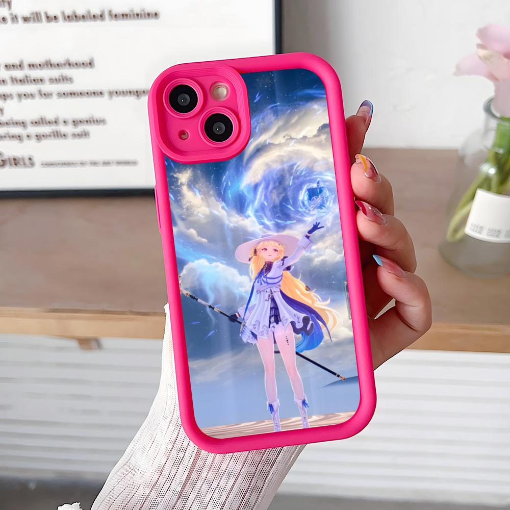Wuthering Waves Phoebe Phone Case for iPhone 17 16 15 14 13 12 11 Air Pro Max Plus Thicken TPU Colorful Cover Luxury Cellphones