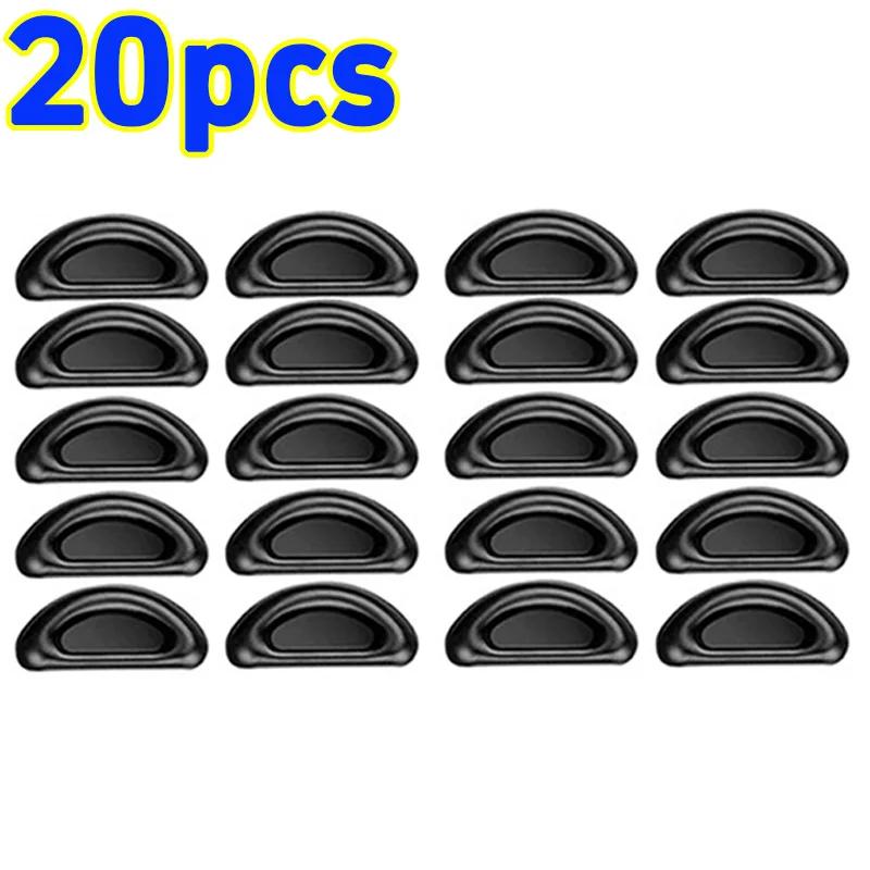 Schwarze Anti-Rutsch-Brillen-Nasenpads Silikon Klar Weich Selbstklebend Nasenhalter Unsichtbare Brille Luftpolster Nasenpads