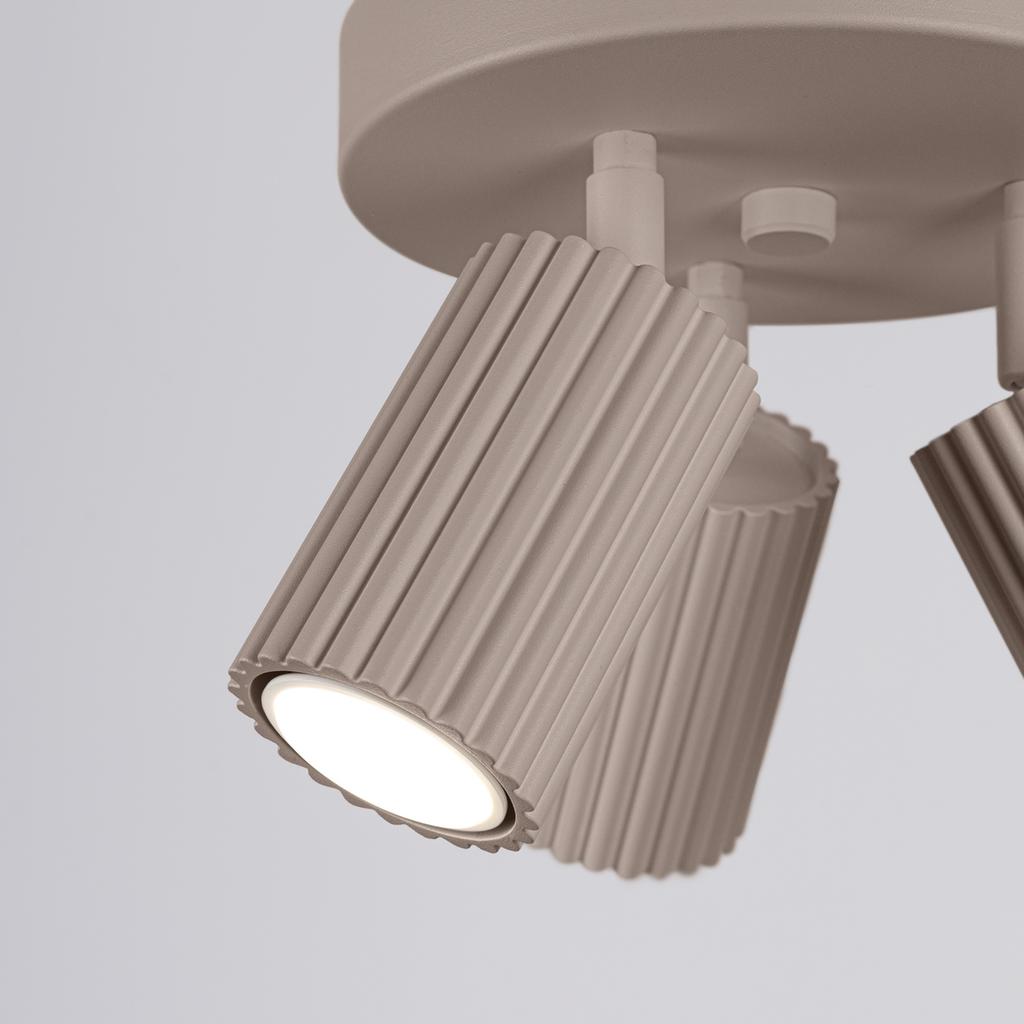 Ceiling lamp carbon 3P taupe