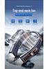 USB Rechargeable Portable Neck Fan: Leafless Mini Turbine Design for Outdoor Use
