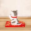 Devalier Maneki-neko Cat Figurine, Soothing, Prosperous Business, Protection from Misfortune and Illness, Good Fortune, and Financial Fortune,