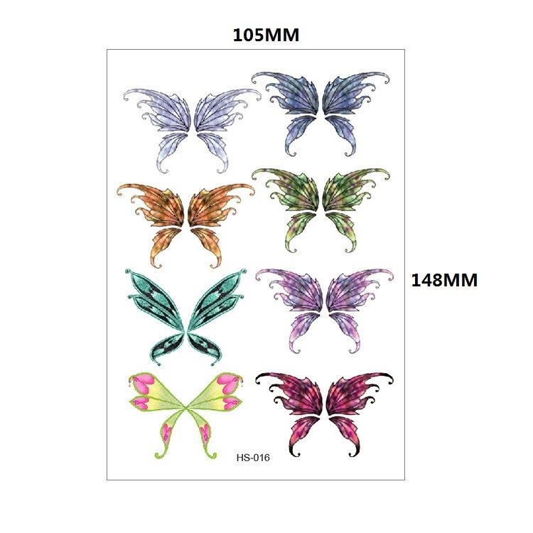 Kinder Tattoos Aufkleber Glitzer Goldstaub Cartoon Schmetterling Regenbogen Insekt Sonnenblume Farbset Niedliche Aufkleber