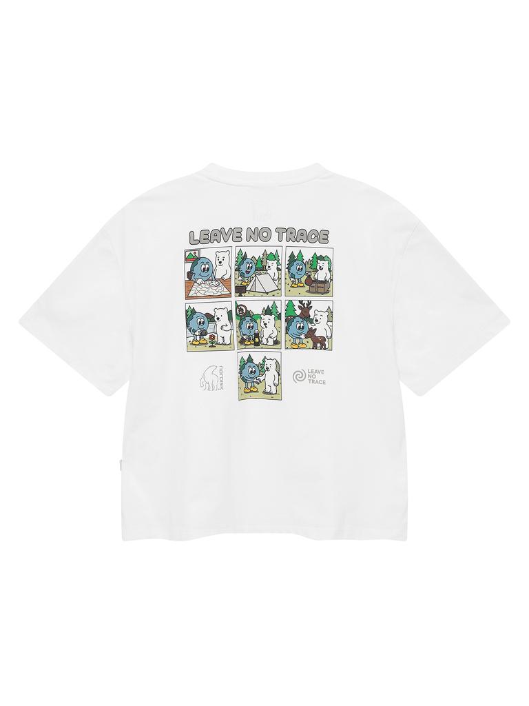 NORDISK Lnt Sorona Graphic Crop Short Sleeve T-Shirt - W_Off White