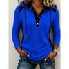 Women's Fashion Casual Waffle Knit Patchwork Hoodie, Anu Self-developed European American Style Sweatshirt for Women