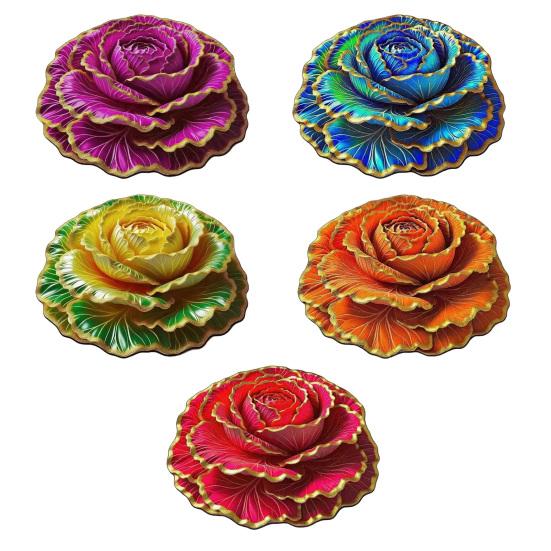 3D Floral Floor Rug Realistic Flower Pattern Floor Mat Non-Slip Absorbent Bathroom Rug for Living Room Bedroom Entrance Kitchen