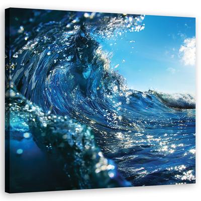 Canvas Print Blue Sea Wave
