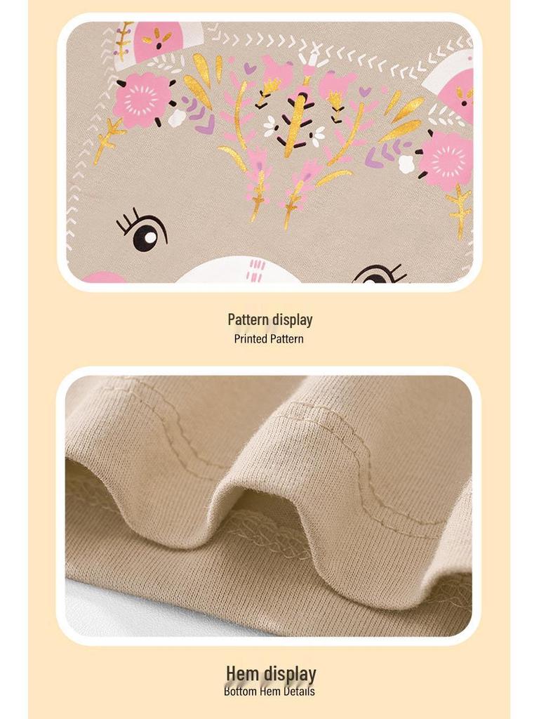 2025 Herbst/Winter Mädchen Strick Langarm Teddybär Cartoon Oberteil