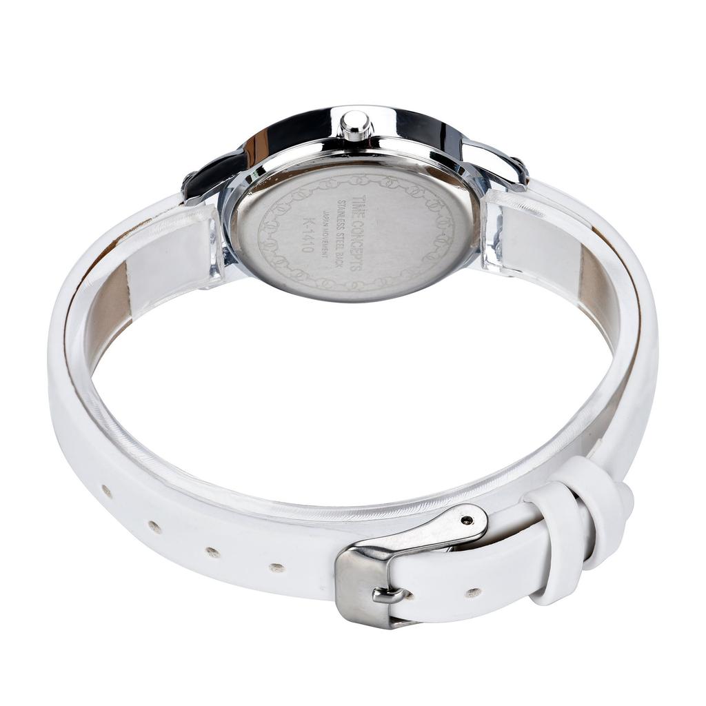 Blumen Diamant Kinderuhr Geschenk Mädchen Kinderuhr, Für Mädchen (Weiß)