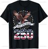 USA 250th Anniversary Tshirt 17762026 Unisex Patriotic Vintage Graphic Tee Fourth of July Independence Day Fashion