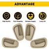 4 PCS For 1998 1999 2000 2001 2002 Toyota Corolla Chevy Prizm Front Door Handle