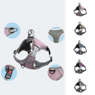 Pet Outdoor Harness Adjustable Buckle-Type Reflective Harness Comfortable Harness For Medium And Large Dogs
