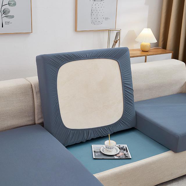 Elastic Sofa Seat Cushion Cover For Furniture Protector Sofa Covers Pets Kids Washable Sofa Cushion Case Removable Livingroom