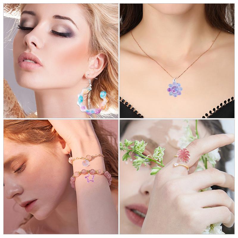 30 Stile Silikon Ohrring Anhänger Silikon Harz Formen Schmuckherstellung Gießform für DIY UV Harz Epoxid Anhänger Basteln Handgemacht