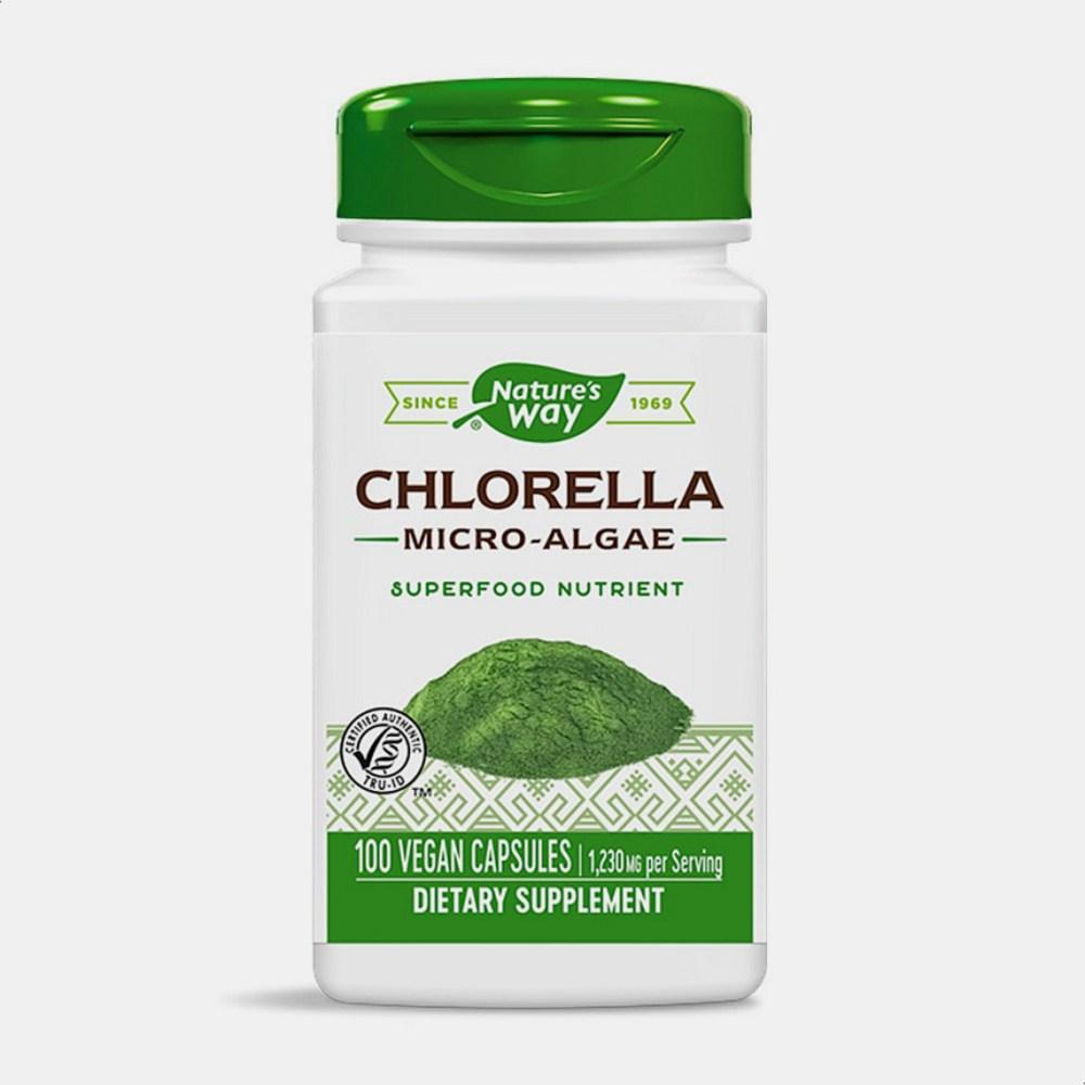 Nature's Way Chlorella 1230mg 100 Veg Capsules 1 pcs 100 Tablets