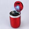 Auto Ashtray with Lid Design and Integrated Light, Small ABS Cabin Cup for Daily Driving, Parked Breaks, Drivers