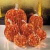Fall Pumpkin Decor Thanksgiving Fake Pumpkins Autumn Decor 7 Pieces Thanksgiving Table Centerpieces For Indoor Outdoor Living