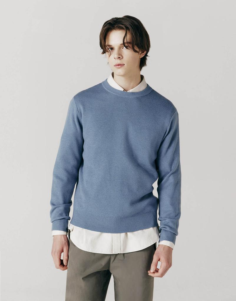 GIORDANO Wool Blend Double Knit Sweater (12Gg) 053906 [9Color]
