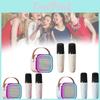 Portable K12 Bluetooth Speaker With Wireless Microphone Ideal For Outdoor Ktv And Home Singing