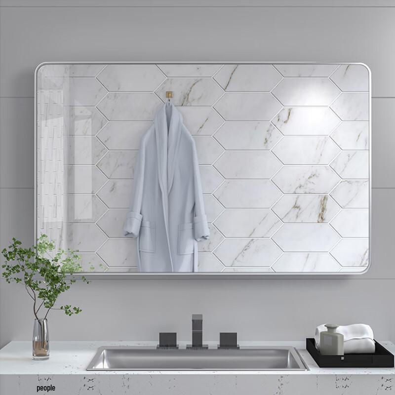 GOWKE No-Drill Adhesive Bathroom Vanity Mirror